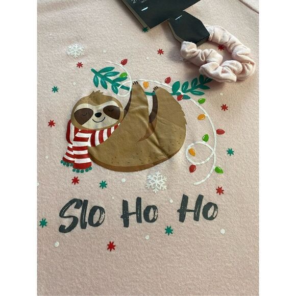 Cuddl Duds Women’s 2X 3-pc. Knit Long Sleeve Pajama Top, Banded Bottom Pajama Pa - Picture 2 of 6